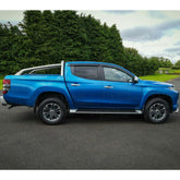 Mitsubishi L200 Series 5 - 6 - Long Bed - Fiat Fullback - Stainless Steel Long Reach Sport Roll Bar